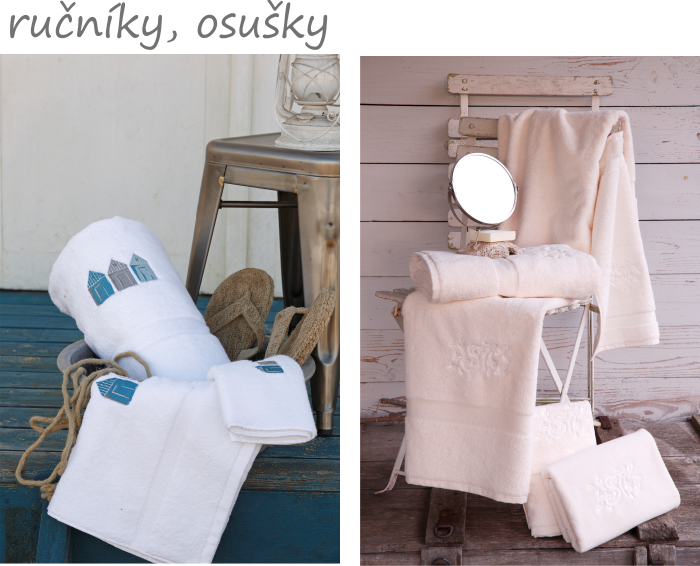 30 sleva župany, ručníky c